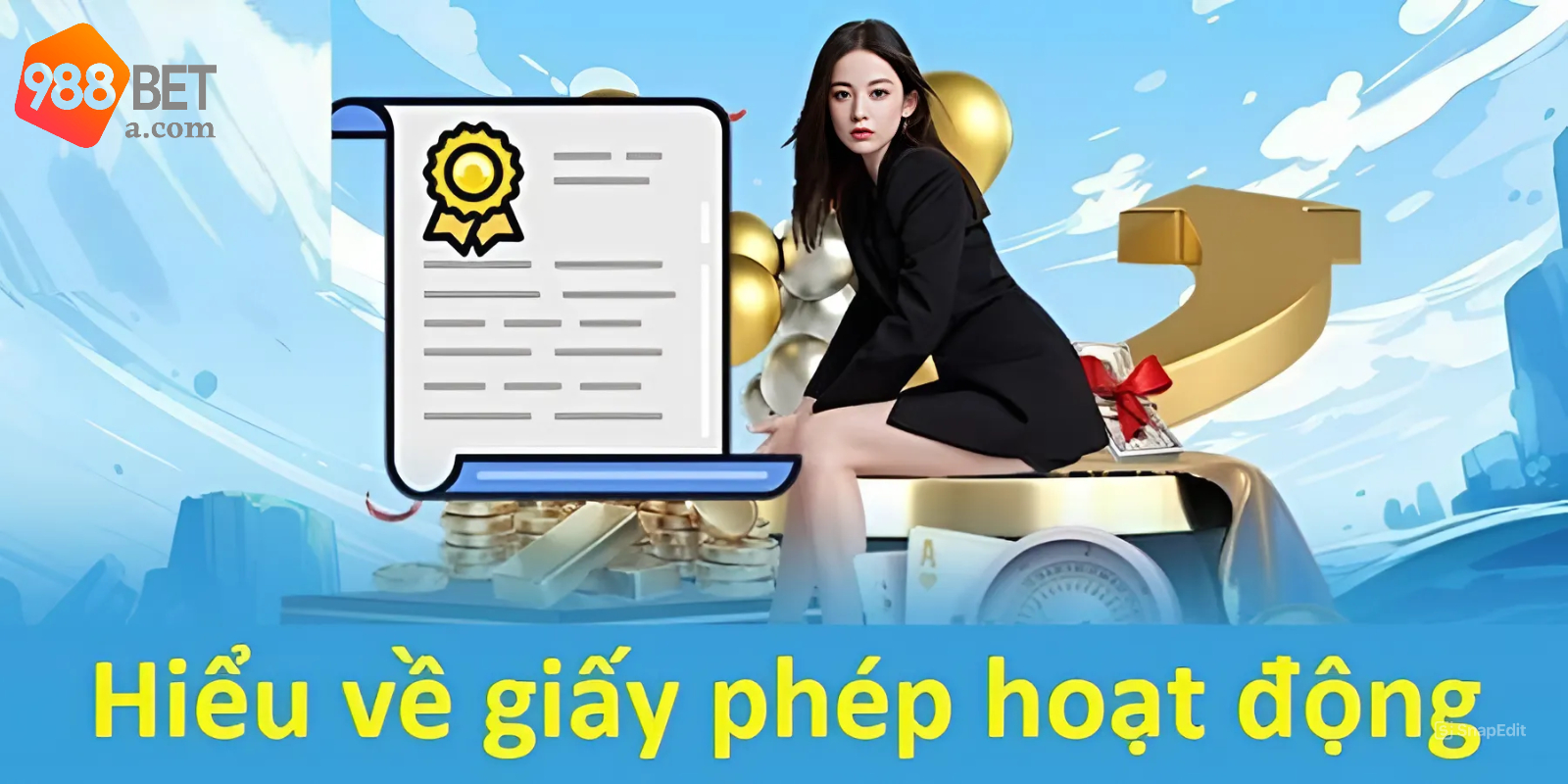 Giấy phép hoạt động của nhà cái 988BET
