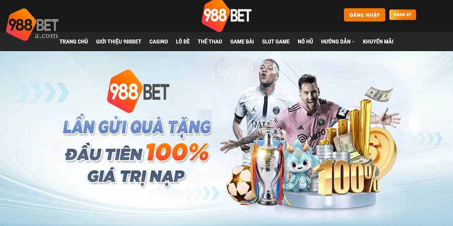 Đăng nhập tại 988BET để nhận thêm nhiều ưu đãi